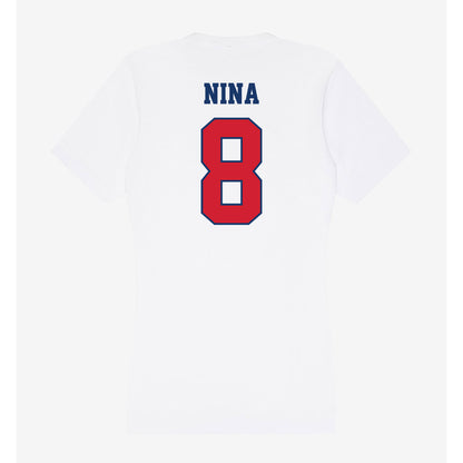 Francis Marion - NCAA Baseball : Adrian Nina - Women's V-Neck T-Shirt-1