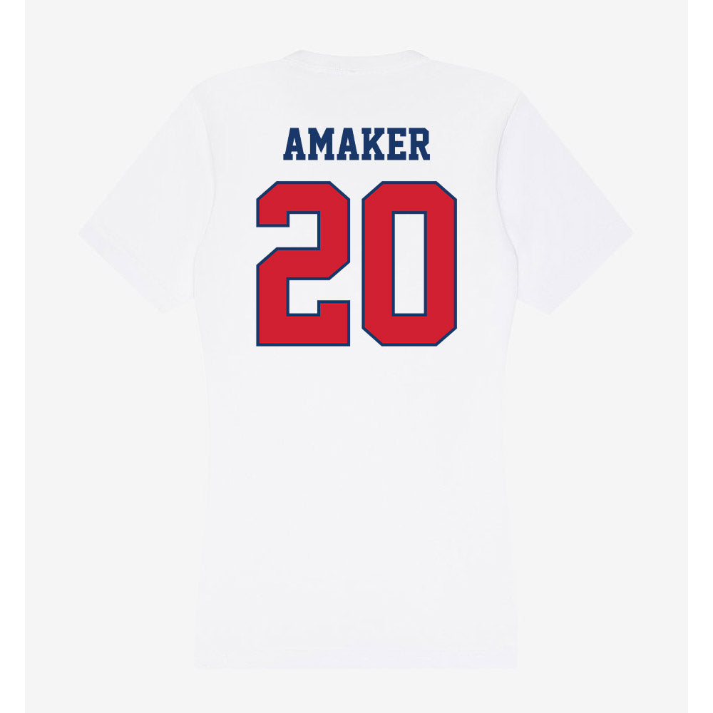Francis Marion - NCAA Softball : Lainey Amaker - Women's V-Neck T-Shirt-1