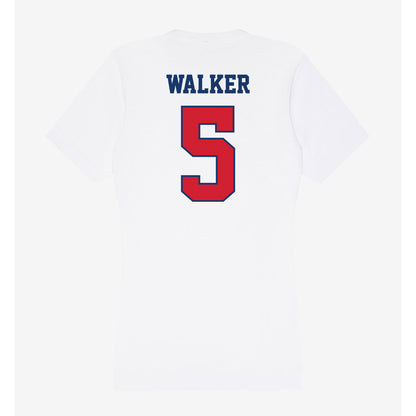 Francis Marion - NCAA Women's Basketball : Angel Walker - Women's V-Neck T-Shirt-1