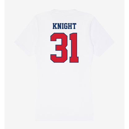 Francis Marion - NCAA Acrobatics & Tumbling : Kaylah Knight - Women's V-Neck T-Shirt-1