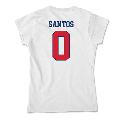 Francis Marion - NCAA Men's Basketball : Troy Santos - Soft Style Women’s T-Shirt-1
