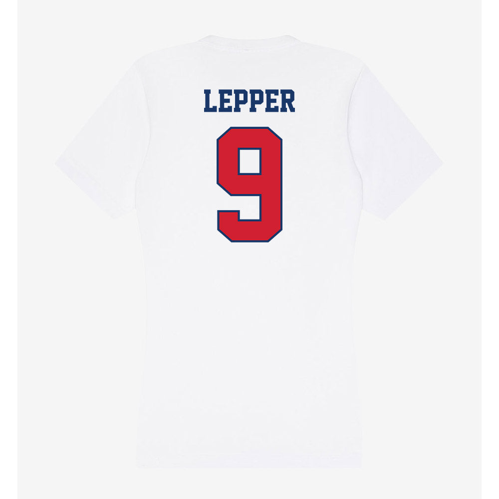 Francis Marion - NCAA Women's Soccer : Cora Lepper - Women's V-Neck T-Shirt-1