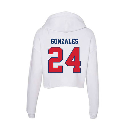 Francis Marion - NCAA Acrobatics & Tumbling : Eilee Gonzales - Women's Crop Fleece Hoodie-1