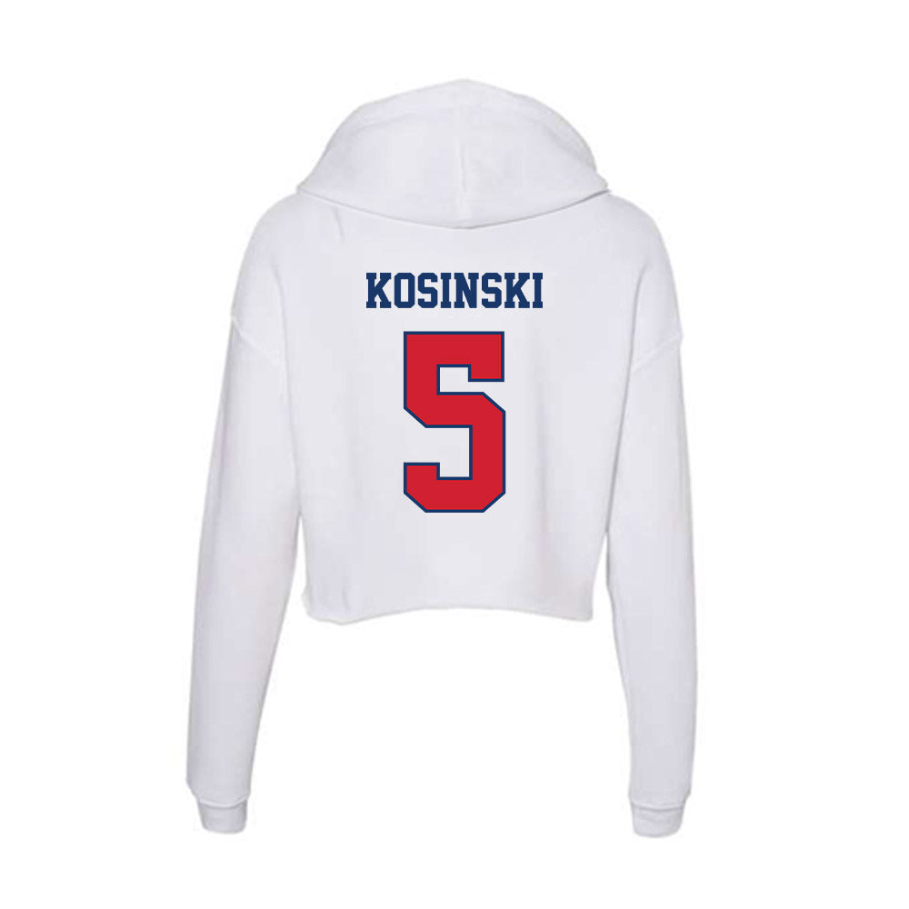 Francis Marion - NCAA Softball : Laini Kosinski - Women's Crop Fleece Hoodie-1