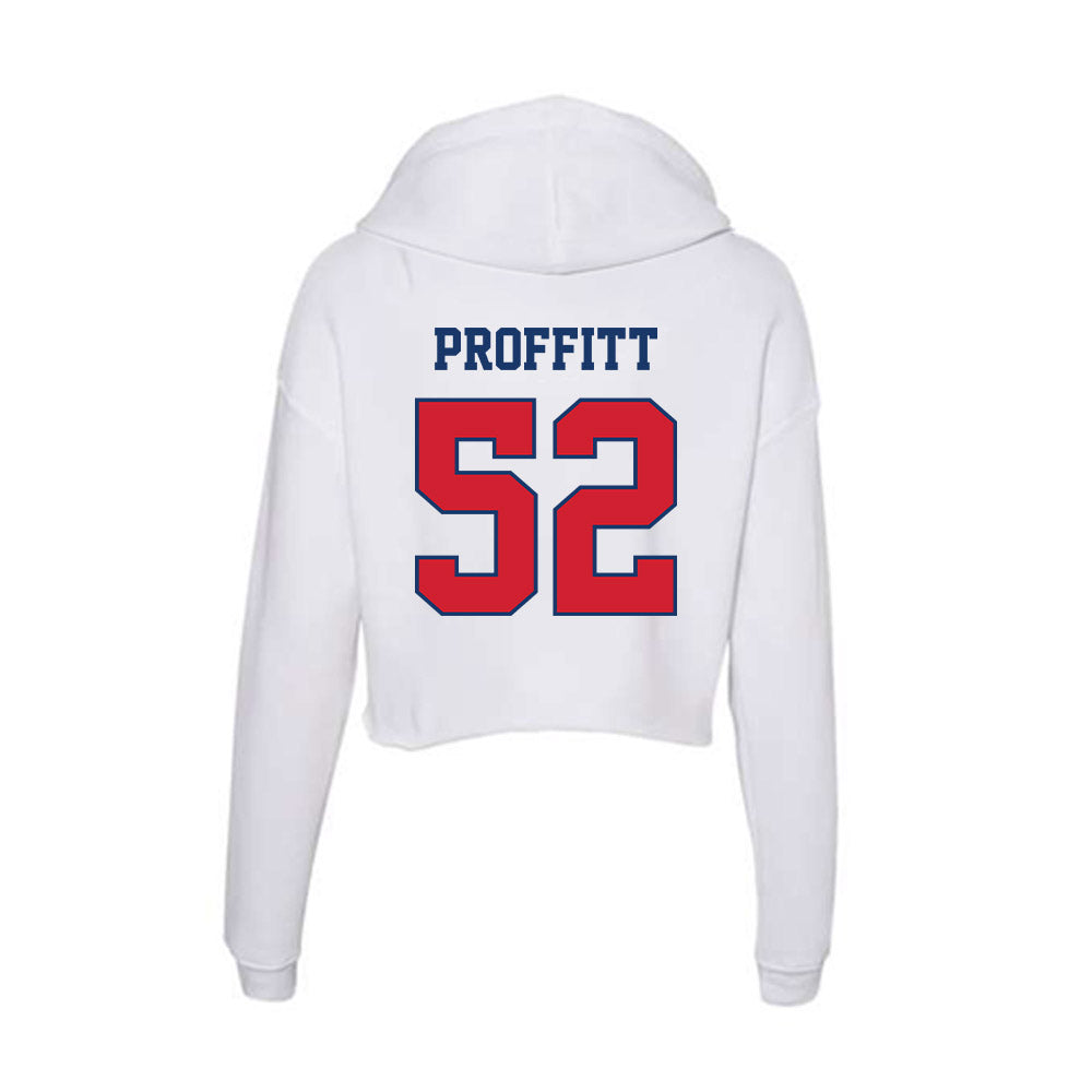 Francis Marion - NCAA Baseball : Myles Proffitt - Women's Crop Fleece Hoodie-1