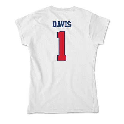 Francis Marion - NCAA Men's Basketball : Shannon Davis - Soft Style Women’s T-Shirt-1