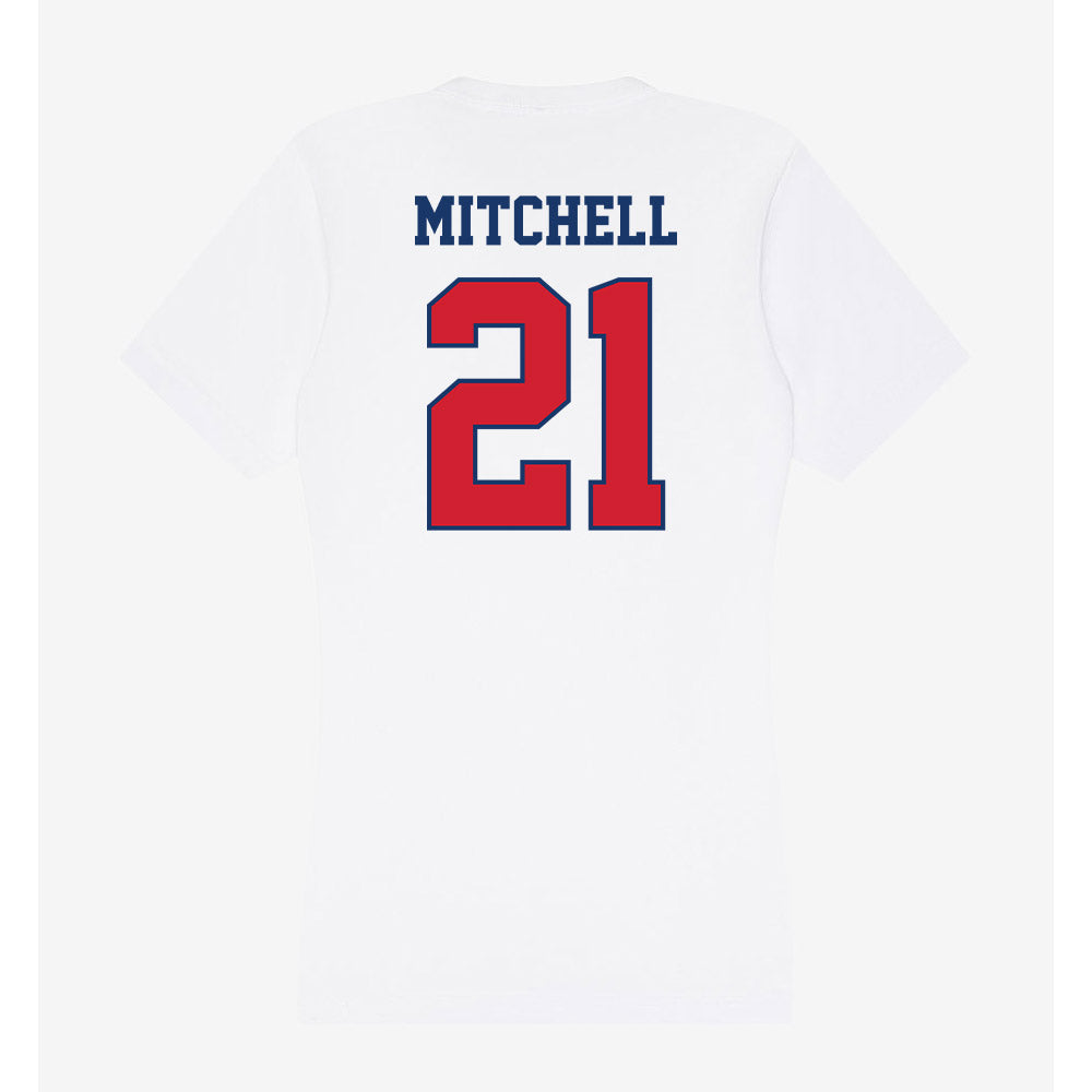 Francis Marion - NCAA Acrobatics & Tumbling : Alexandria Mitchell - Women's V-Neck T-Shirt-1