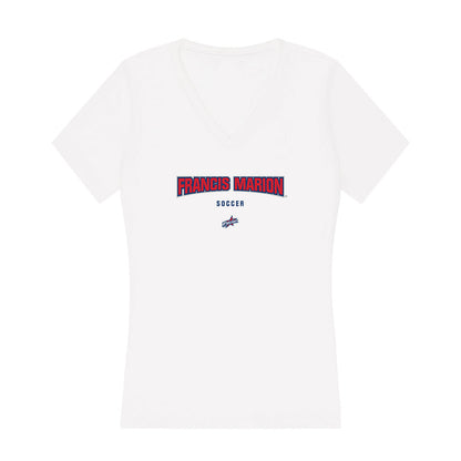 Francis Marion - NCAA Women's Soccer : Tehya Dave - Women's V-Neck T-Shirt-0