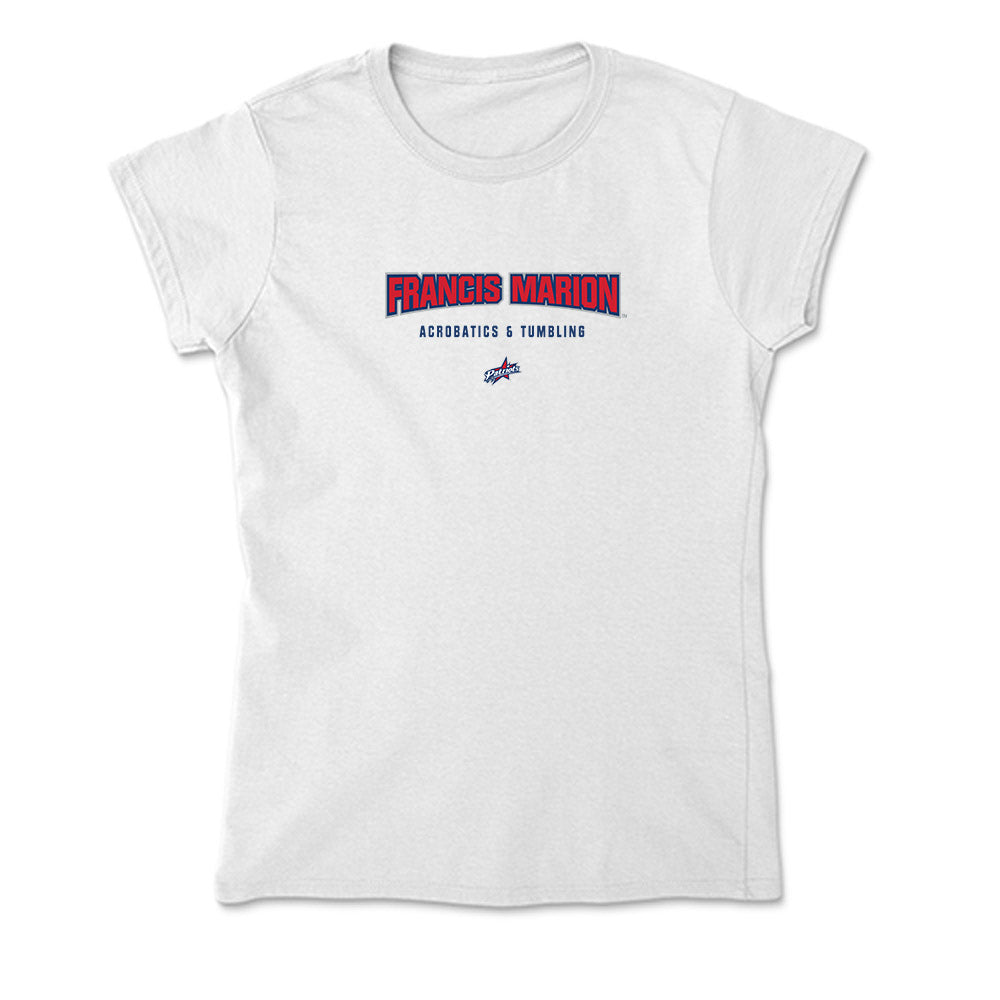 Francis Marion - NCAA Acrobatics & Tumbling : Daijah Parrish - Soft Style Women’s T-Shirt-0