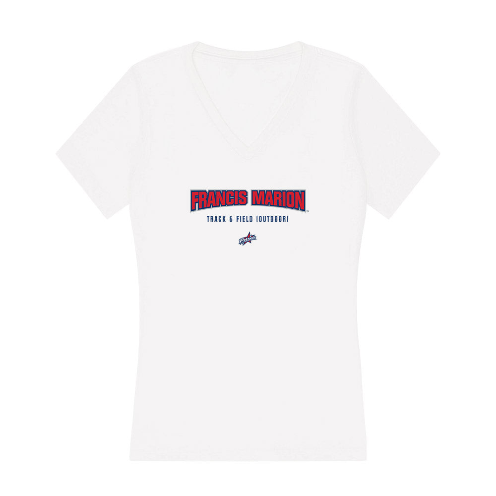 Francis Marion - NCAA Women's Track & Field : Mia Edmundson - Women's V-Neck T-Shirt-0