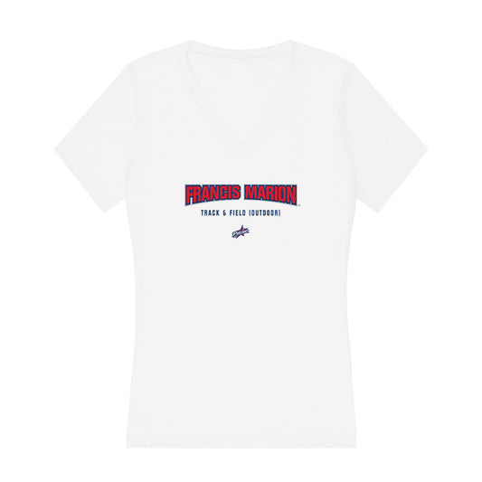 Francis Marion - NCAA Women's Track & Field : Mia Edmundson - Women's V-Neck T-Shirt-0