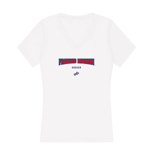 Francis Marion - NCAA Women's Soccer : Alena Lopez - Women's V-Neck T-Shirt-0