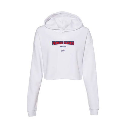 Francis Marion - NCAA Men's Soccer : Gabriel Caston - Women's Crop Fleece Hooded Sweatshirt-0