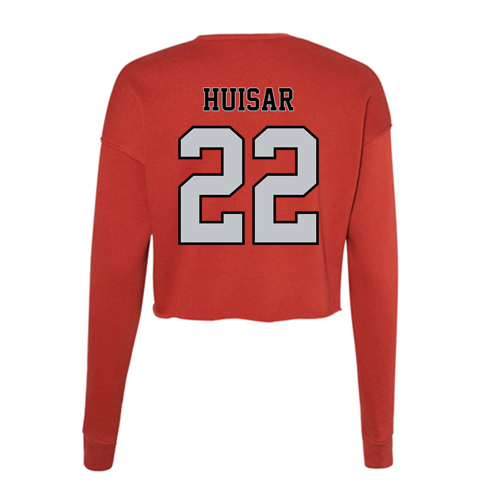 CSUN - NCAA Women's Water Polo : Leah Huisar - Women's Cropped Crew Fleece-1
