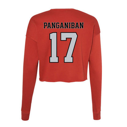 CSUN - NCAA Baseball : Kyle Panganiban - Women's Cropped Crew Fleece-1