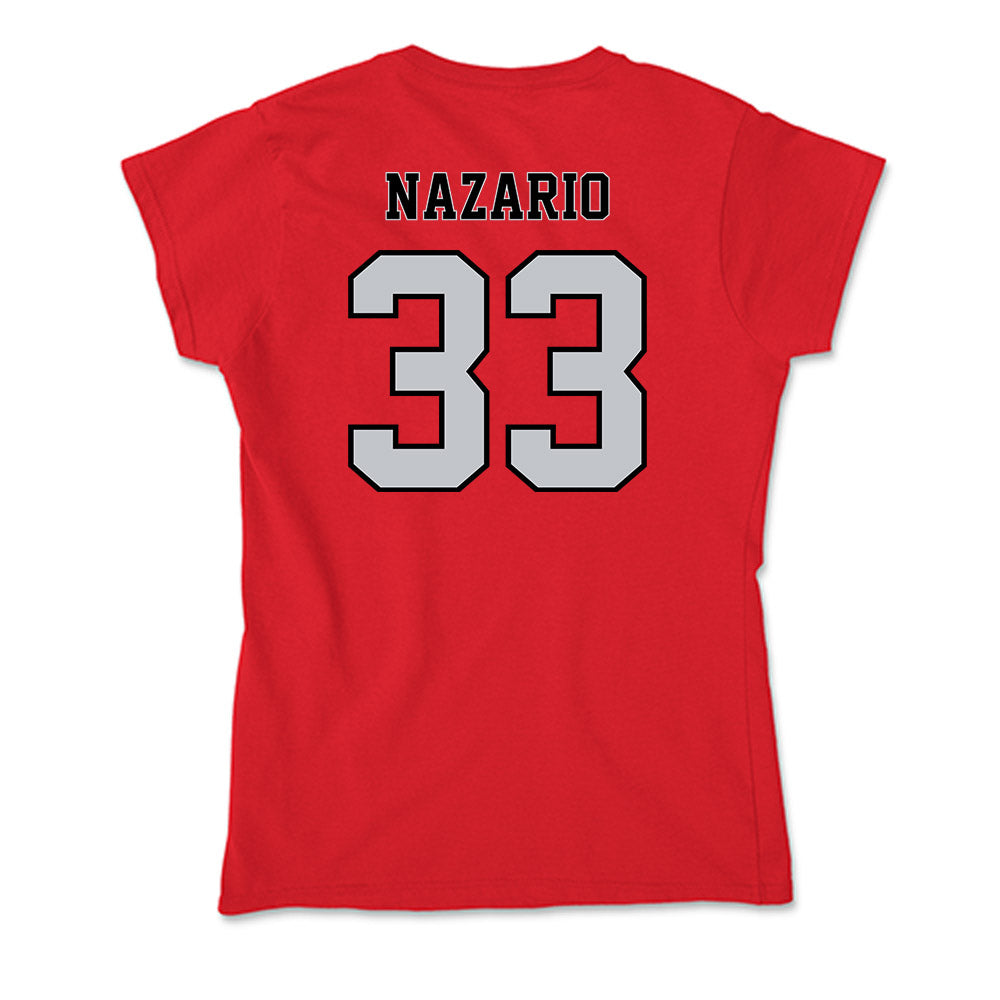 CSUN - NCAA Women's Basketball : Rita Nazario - Soft Style Women’s T-Shirt-1