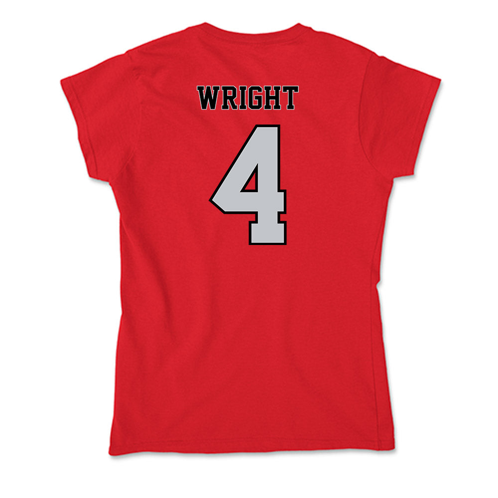 CSUN - NCAA Softball : TaTiannah Wright - Soft Style Women’s T-Shirt-1