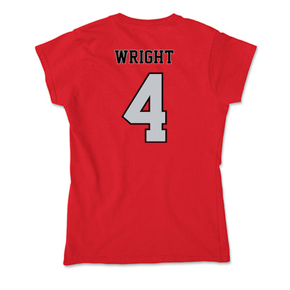 CSUN - NCAA Softball : TaTiannah Wright - Soft Style Women’s T-Shirt-1