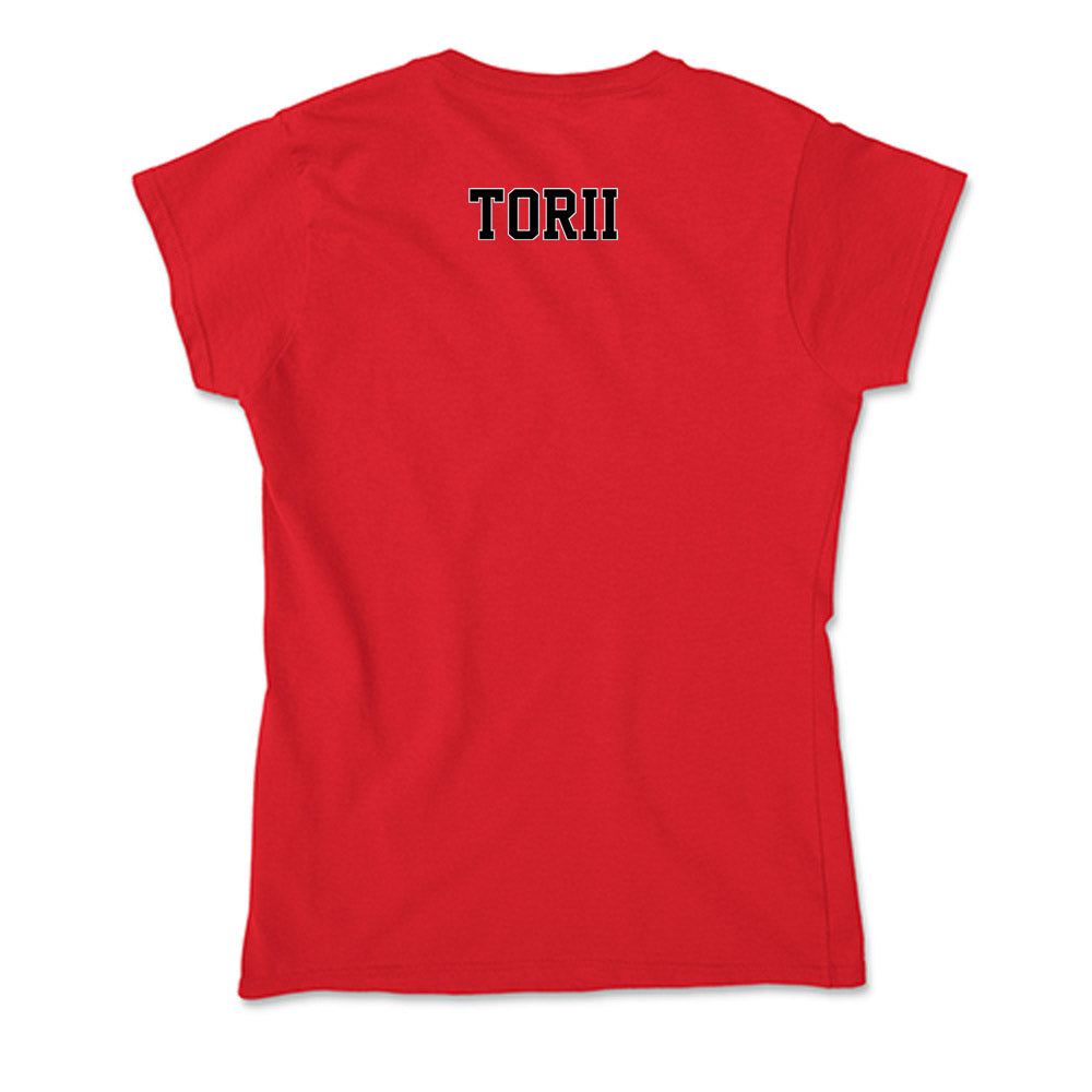 CSUN - NCAA Men's Golf : Yuo Torii - Soft Style Women’s T-Shirt-1
