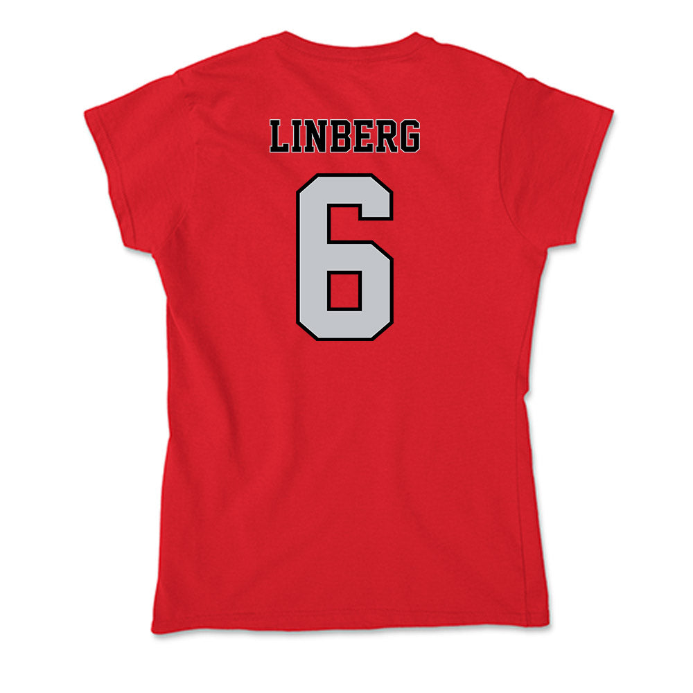 CSUN - NCAA Baseball : Will Linberg - Soft Style Women’s T-Shirt-1