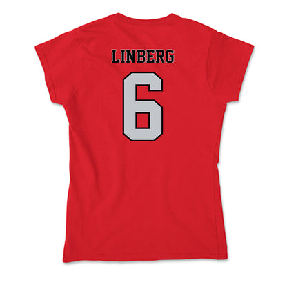 CSUN - NCAA Baseball : Will Linberg - Soft Style Women’s T-Shirt-1