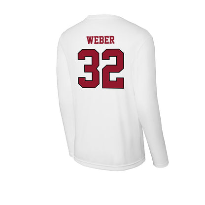 Lafayette College - NCAA Football : Ethan Weber - Activewear Long Sleeve T-Shirt-1