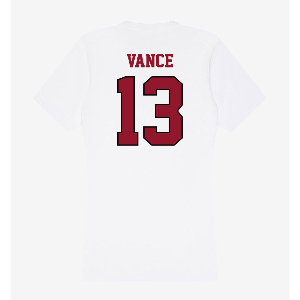 Lafayette College - NCAA Football : Kameron Vance - Women's V-Neck T-Shirt-1