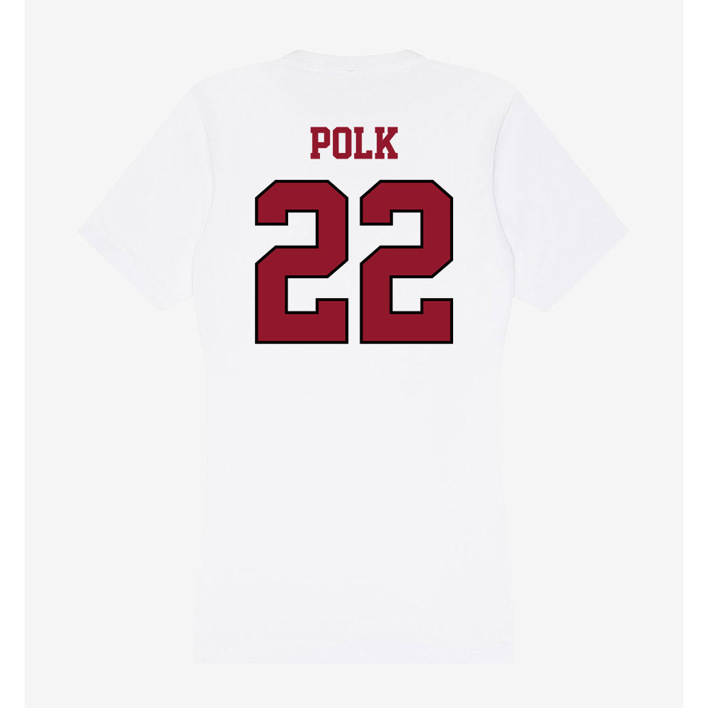 Lafayette College - NCAA Football : Jeremiah Polk - Women's V-Neck T-Shirt-1
