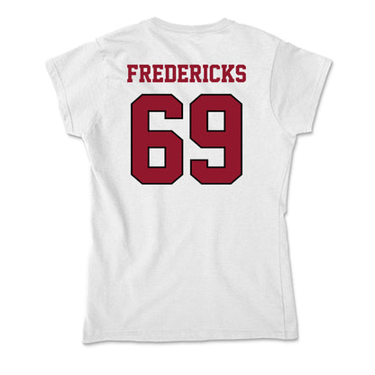Lafayette College - NCAA Football : Jaivale Fredericks - Soft Style Women’s T-Shirt-1