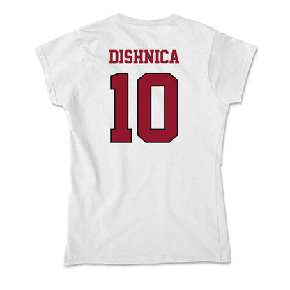 Lafayette College - NCAA Men's Soccer : Samir Dishnica - Soft Style Women’s T-Shirt-1