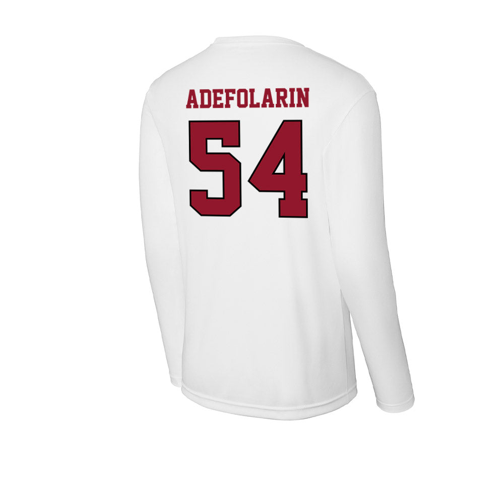 Lafayette College - NCAA Football : Daniel Adefolarin - Activewear Long Sleeve T-Shirt-1