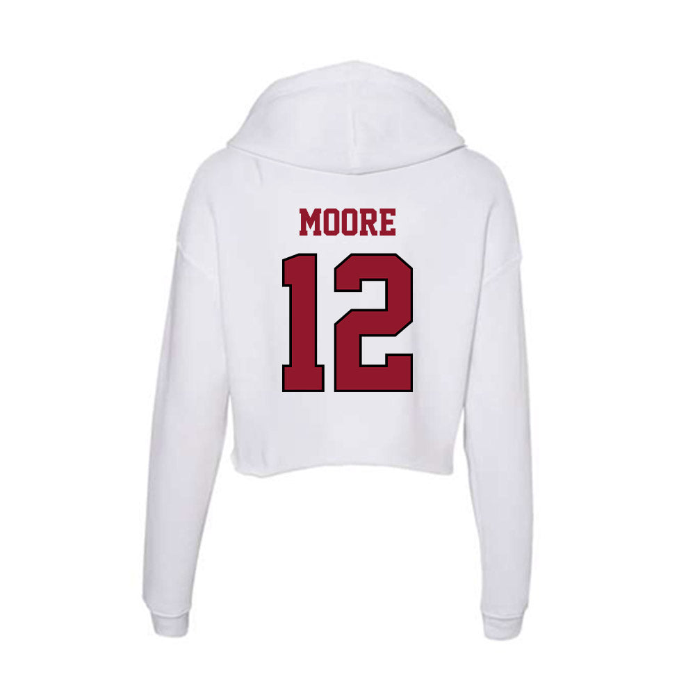 Lafayette College - NCAA Football : Cairo Moore - Women's Crop Fleece Hoodie-1