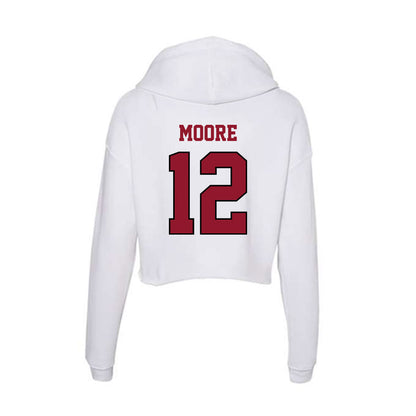 Lafayette College - NCAA Football : Cairo Moore - Women's Crop Fleece Hoodie-1