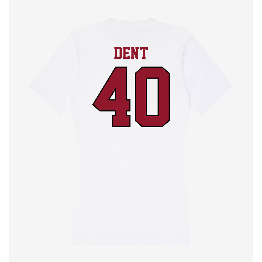 Lafayette College - NCAA Football : Michael Dent - Women's V-Neck T-Shirt-1