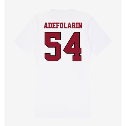 Lafayette College - NCAA Football : Daniel Adefolarin - Women's V-Neck T-Shirt-1
