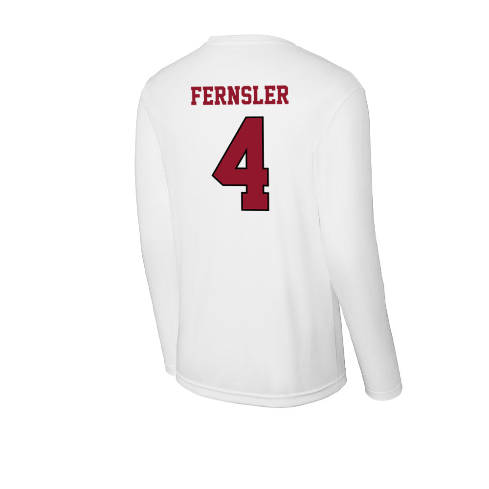 Lafayette College - NCAA Baseball : Boden Fernsler - Activewear Long Sleeve T-Shirt-1