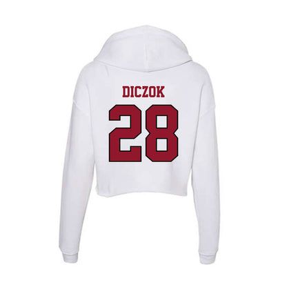 Lafayette College - NCAA Men's Lacrosse : Sean Diczok - Women's Crop Fleece Hoodie-1