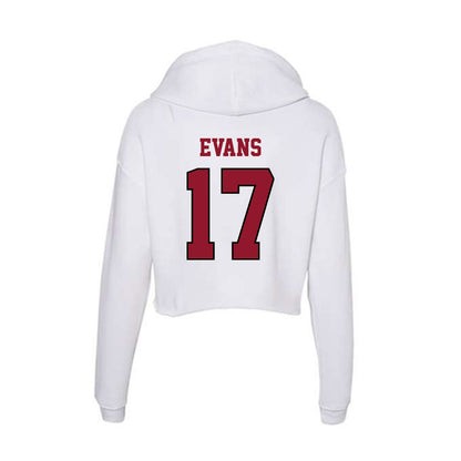 Lafayette College - NCAA Football : Kingston Evans - Women's Crop Fleece Hoodie-1
