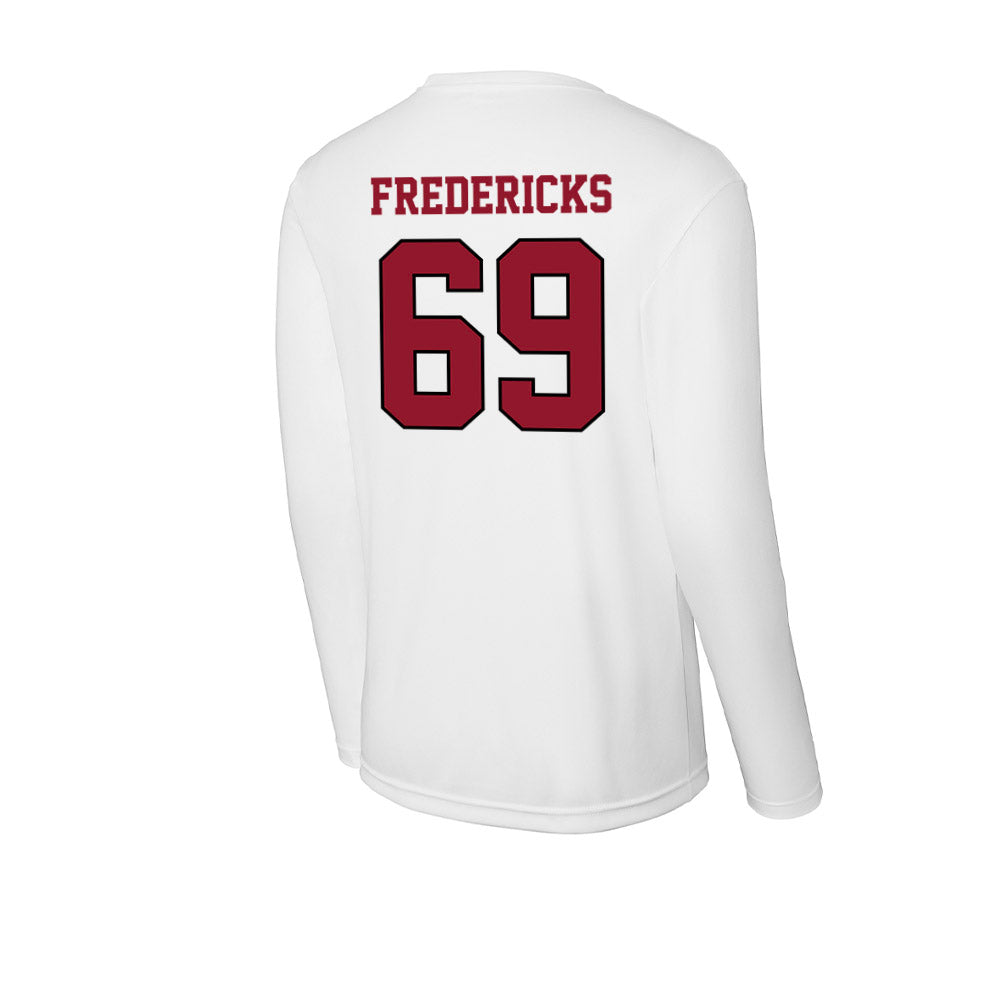 Lafayette College - NCAA Football : Jaivale Fredericks - Activewear Long Sleeve T-Shirt-1