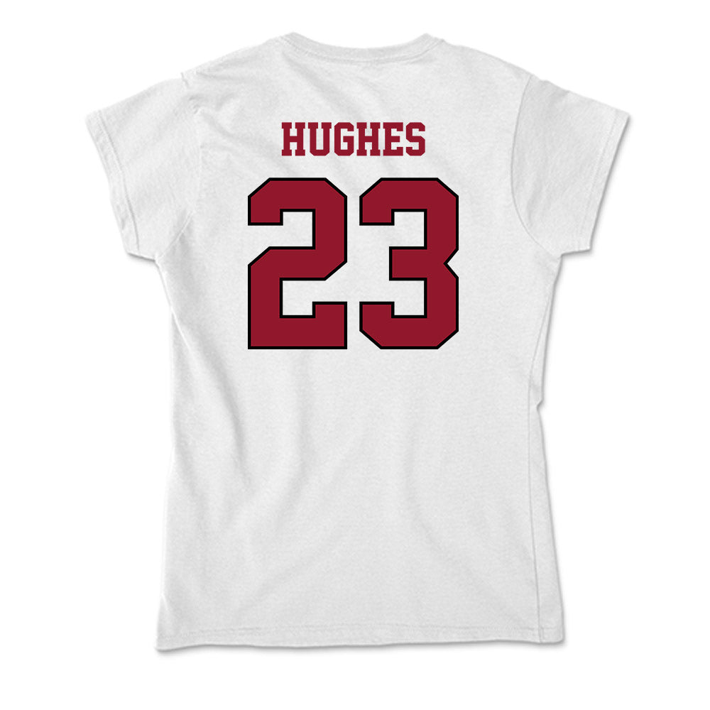 Lafayette College - NCAA Women's Soccer : Alle Hughes - Soft Style Women’s T-Shirt-1