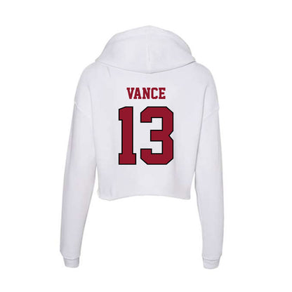 Lafayette College - NCAA Football : Kameron Vance - Women's Crop Fleece Hoodie-1