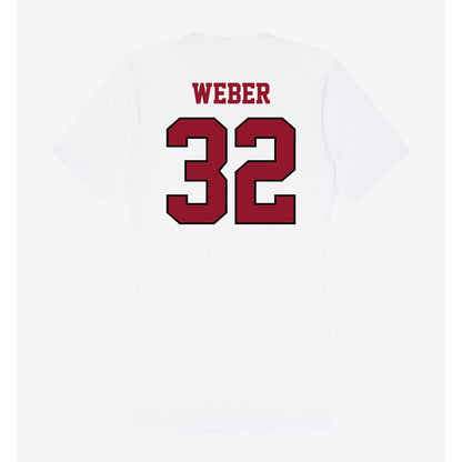 Lafayette College - NCAA Football : Ethan Weber - Women's V-Neck T-Shirt-1