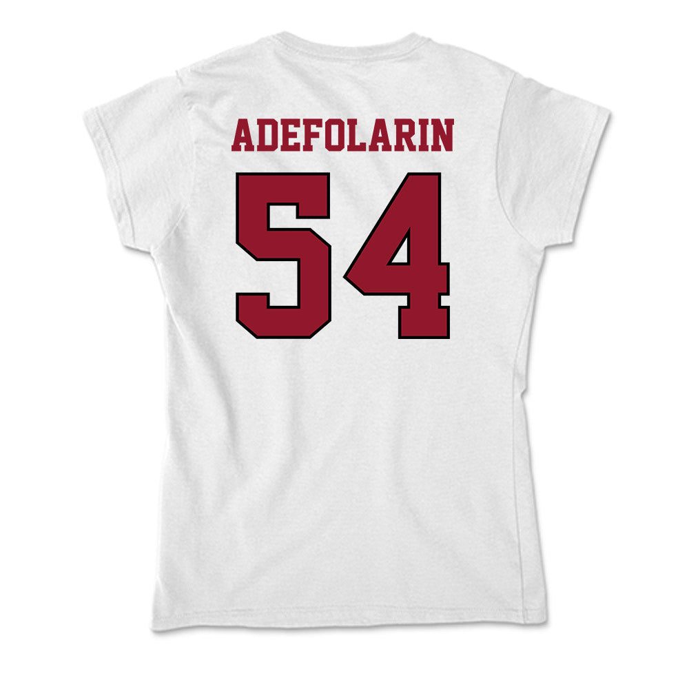 Lafayette College - NCAA Football : Daniel Adefolarin - Soft Style Women’s T-Shirt-1