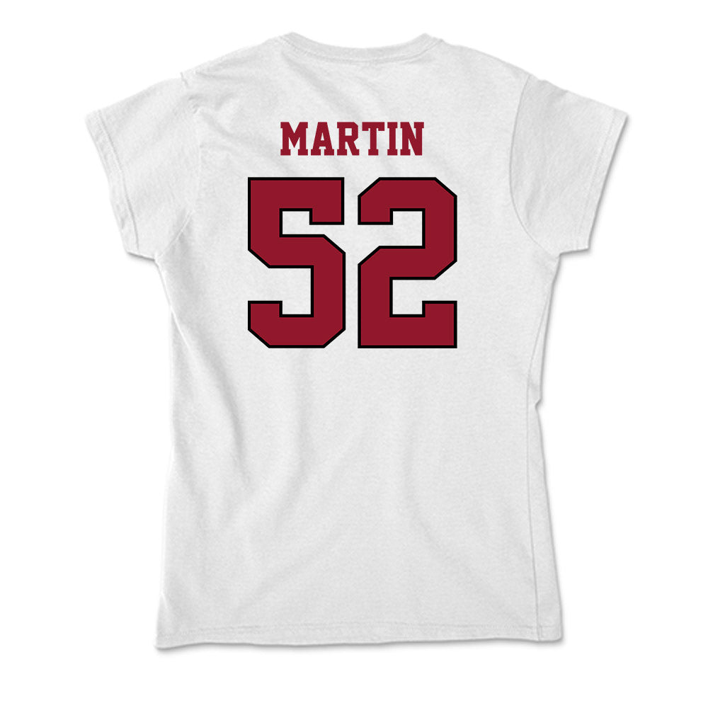 Lafayette College - NCAA Men's Lacrosse : Lowen Martin - Soft Style Women’s T-Shirt-1