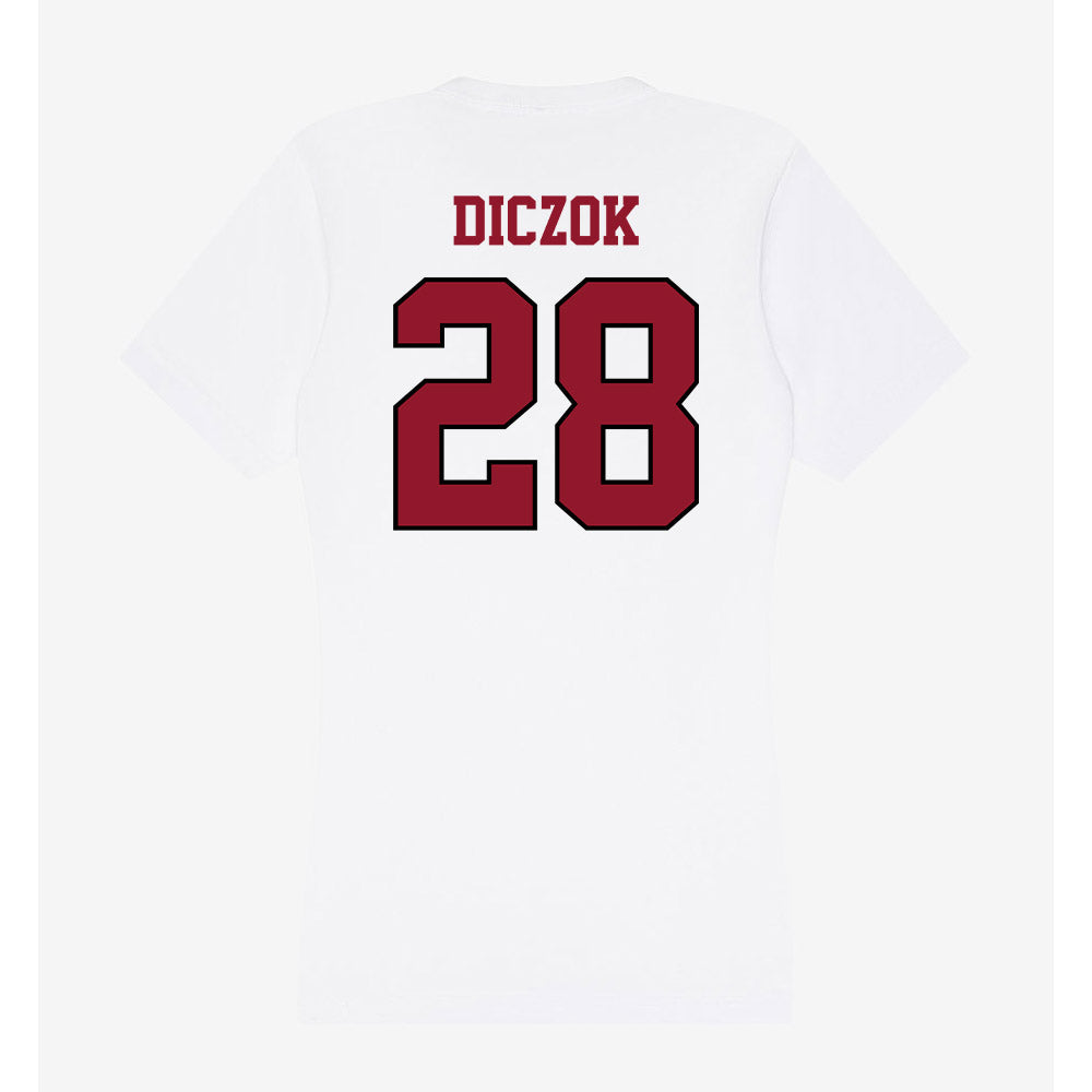 Lafayette College - NCAA Men's Lacrosse : Sean Diczok - Women's V-Neck T-Shirt-1