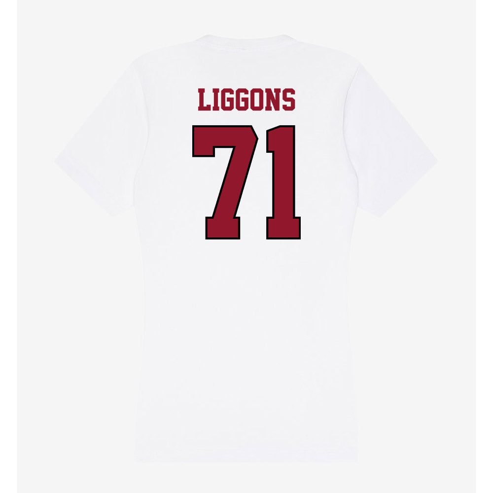 Lafayette College - NCAA Football : Zen Liggons - Women's V-Neck T-Shirt-1