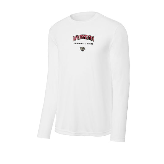 Lafayette College - NCAA Men's Swimming & Diving : Landon Orth - Activewear Long Sleeve T-Shirt-0