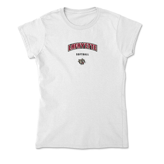 Lafayette College - NCAA Softball : Olivia Catalina - Soft Style Women’s T-Shirt-0