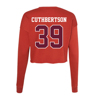 AAMU - NCAA Women's Soccer : Charlotte Cuthbertson - Women's Cropped Crew Fleece-1