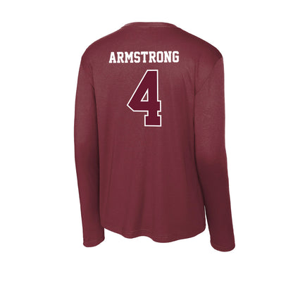 AAMU - NCAA Football : Mac Armstrong - Activewear Long Sleeve T-Shirt-1